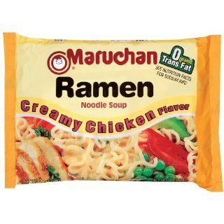 Maruchan Ramen, Creamy Chicken, 3 ounce (Pack of 48) 