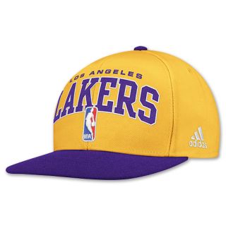 Adidas LA Lakers NBA Draft Snapback Hat Yellow