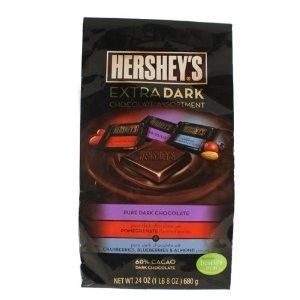 Hersheys Extra Dark Chocolate Assortment 24 oz 680g bag 60% CACAO