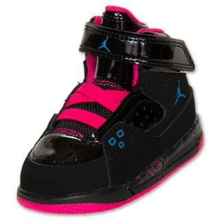 Girls Toddler Jordan Flight SC 1 Black/Pink/Grey