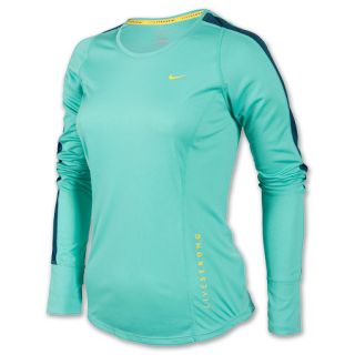 Womens Nike LIVESTRONG Racer Long Sleeve Running Shirt
