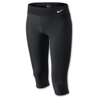 Girls Nike Legend Tight Capri Pants Black/Cool