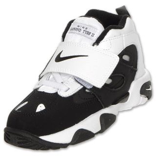 Nike Air Diamond Turf 2 Toddler Shoes White/Black