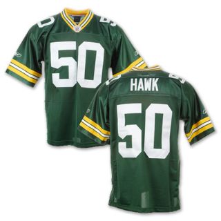 Reebok Green Bay Packers AJ Hawk Jersey Green Green