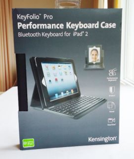 I47 New Kensington KeyFolio Pro Leather Folio Case w Bluetooth