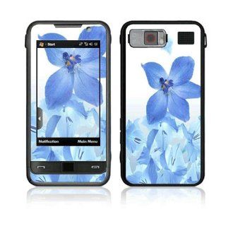 Blue Neon Flower Decorative Skin Cover Decal Sticker for