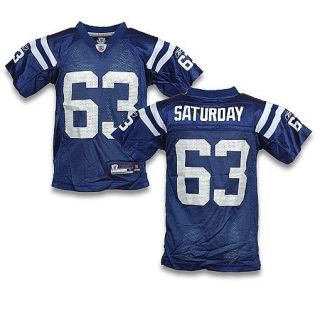 Reebok Youth Indianapolis Colts Jeff Saturday Replica Jersey