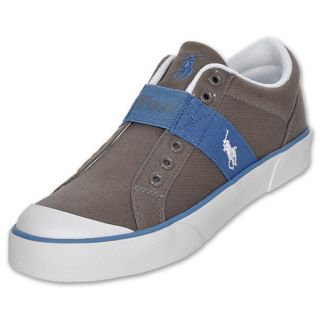 Polo Gardener Mens Casual Slip On Shoe Grey/Blue