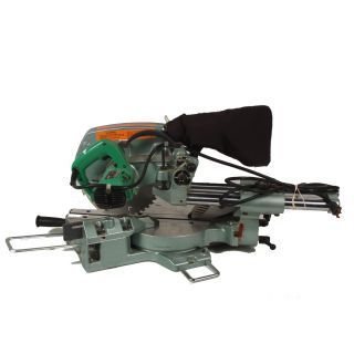 here is a hitachi c8fb2 compound miter saw in used but very good