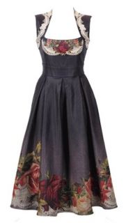 Michal Negrin 50s Style Tea Length Jeans Dress with