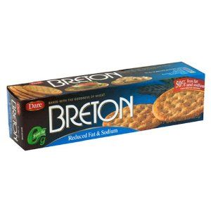 Dare Breton Crackers Less Salt, 8 oz  Fresh