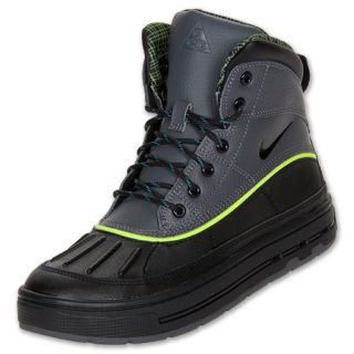 Nike Woodside Kids Boots Black/Electric Green