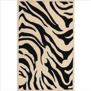 Surya Rug G 0059(3 3 x 5 3) Goa Zebra Print Rug Size3