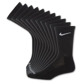 Nike Dri FIT 6 Pair Crew Socks Black