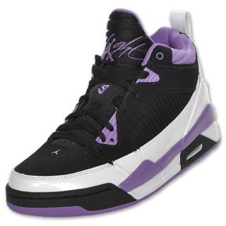 Jordan Flight 9 Kids Basketball Shoe Black/Violet