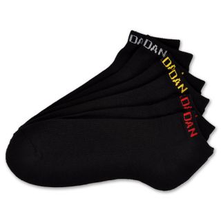 Jordan Mens Down Low Bootie 3 Pack Socks Black