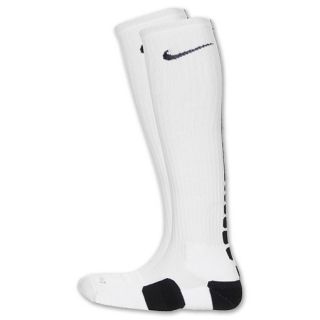 Nike Elite Over The Calf Basketball Sock White