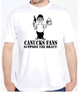 Canucks Fan Draft Beer Funny Hockey Vancouver Shirt