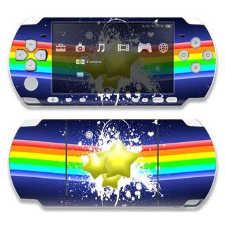 Sony PSP 1000 Skin Decal Sticker  Rainbow Stars