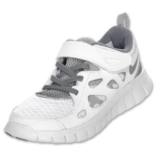 Nike Free Run 2 Preschool Running Shoes White/Cool