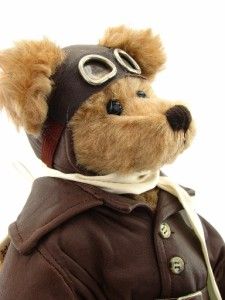  Proof Mohair Teddy Bear Aviator Pilot Jacket Bearons Donna Hodges OOAK
