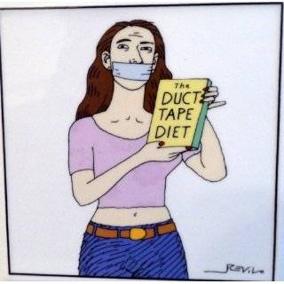 5 Inch The Duct Tape Diet For Women Collectible Ceramic