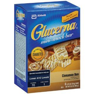 Glucerna Cinnamon Bun Mini snack Bar, .7 Ounce Bars (Pack