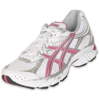 Asics Womens Gel Pulse Running Shoe White/Pink