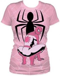 Spider man Web Tunic Juniors womens t shirt Clothing