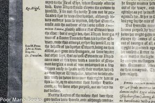 33360raphael holinshed 1529 1580 a single leaf leaf from chronicles