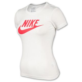 Womens Nike Logo T Shirt Sail/Sunburst