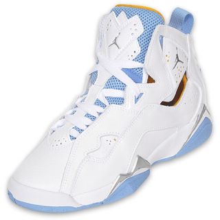 Jordan Kids True Flight Basketball Shoe White/Taxi