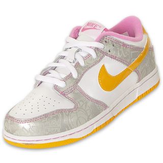 Nike Preschool Dunk Low Basketball Shoe White