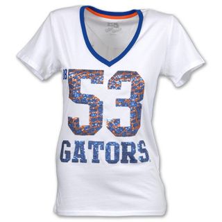 NCAA Florida Gators Jungle V Neck Womens Tee Shirt