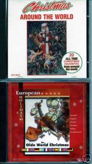 European Holiday Christmas Around World Music CD Lot