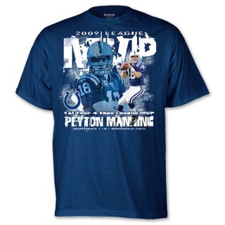 Reebok Indianapolis Colts Peyton Manning 4X MVP Mens Tee