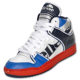 Ellesse Assist Mens Casual Shoes White/Red/Navy