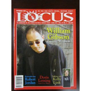 Locus   Issue 562 Vol. 59 No. 5 November 2007 Everything