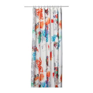 TALLHOLMEN Shower curtain, multicolor Length 71  Width 71  Length