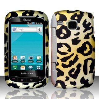 Rubberized cheetah design phone case for the Samsung