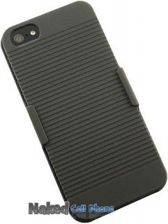  HARD CASE COVER + BELT CLIP HOLSTER STAND FOR APPLE iPHONE 5