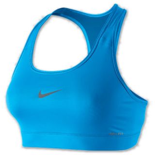 Womens Nike Pro Compression Sports Bra Blue Glow