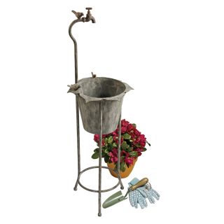  Vintage Weathered Spigot Whimsical Faucet Home Garden Bucket Planter