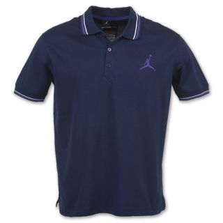 Jordan Skyline Mens Polo Obsidian/Club Purple