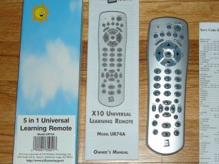 in 1 Home Automation AV Universal Remote Control X10