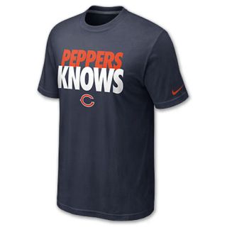 Nike NFL Chicago Bears Peppers Knows Mens Tee Shirt