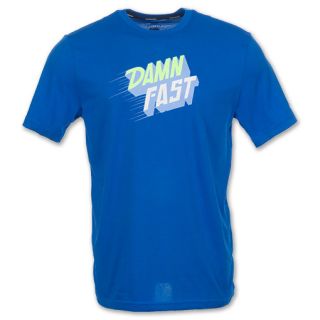 Nike D*amn Fast Mens Tee Shirt Signal Blue