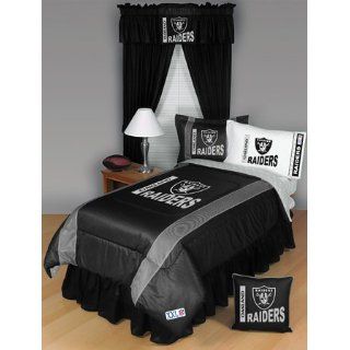 Oakland Raiders Bedding Set   6 pc. TWIN Comforter Bed Set