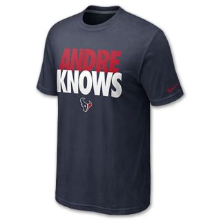 Nike NFL Houston Texans Andre Knows Mens Tee Shirt