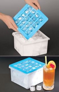  Ice Cube Tray with Storage Container Bin